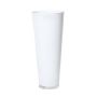 Vaso da pavimento ANNA OCEAN, imbuto/rotondo, bianco, 43cm, Ø18cm