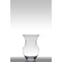 Vaso da fiori in vetro FINJA, clessidra/rotondo, trasparente, 26,5 cm, Ø18 cm