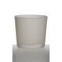 Vaso da fiori ALENA FROST, cilindro/rotondo, bianco opaco, 11 cm, Ø11,5 cm