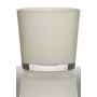 Vaso da fiori ALENA, cilindro/rotondo, crema, 11cm, Ø11,5cm