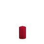 Candela votiva / Candela a colonna MAEVA, rosso scuro, 8cm, Ø4cm, 12h - Made in Germany