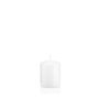 Candela votiva / Candela a colonna MAEVA, bianco, 8cm, Ø6cm, 29h - Made in Germany