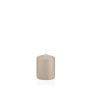 Candela votiva / Candela a colonna MAEVA, beige, 8cm, Ø6cm, 29h - Made in Germany