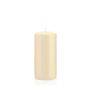 Candela votiva / Candela a colonna MAEVA, crema, 15cm, Ø7cm, 63h - Made in Germany