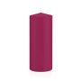 Candela votiva / Candela a colonna MAEVA, magenta, 20cm, Ø8cm, 119h - Made in Germany