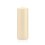 Candela votiva / Candela a colonna MAEVA, crema, 20cm, Ø7cm, 103h - Made in Germany