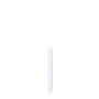 Candela per candelabro CHARLOTTE, bianco, 18,5cm, Ø2,1cm, 6,5h - Made in Germany