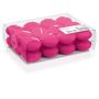 Set di 24 candele galleggianti / Lumini ORNELLA, fucsia, 2,8cm, Ø4,5cm, 4h