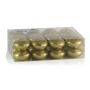 Set di 24 candele galleggianti / Lumini ORNELLA, oro, 2,8cm, Ø4,5cm, 4h