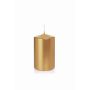 Candela di Natale / Candela a colonna ROSELLA, oro, 10cm, Ø6cm, 33h - Made in Germany