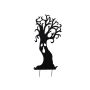 Figura decorativa di Halloween Silhouette albero SPOOKY TREE, metallo, nero, 150 cm