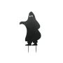 Figura decorativa di Halloween: sagoma di fantasma SPOOKY GHOST, metallo, nero, 75 cm