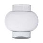 Vaso sferico di vetro RAINIERO, riciclato, trasparente, 19cm, Ø19cm