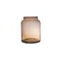 Vaso MARTITA in vetro, riciclato, trasparente arancione-marrone, 25cm, Ø19cm