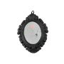 Specchio magico decorativo di Halloween MIRZELLA, con funzione audio, LED, grigio, 35 cm