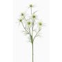 Cumino nero finto SEVIN, bianco-verde, 65cm, Ø6-7cm