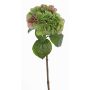 Ortensia di plastica CHIDORI, verde-rosa, 60cm, Ø20cm