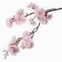 Ramo finto di ciliegio giapponese RUKIA, fiorito, rosa chiaro-bianco, 90cm, Ø3-6cm