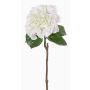 Ortensia di plastica CHIDORI, bianco-verde, 60cm, Ø18cm