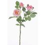 Ramo di rosa artificiale CORALEE, rosa-crema, 50cm, Ø3-7cm