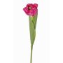 Tulipano finto ROMANA, fucsia, 45cm, Ø6cm