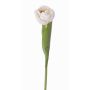 Tulipano finto ROMANA, bianco, 45cm, Ø6cm