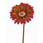 Gerbera finta ANNEMARIE, rosso-verde, 50cm, Ø10cm