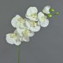 Ramo finto di orchidee Phalaenopsis BASTET, bianco, 80cm