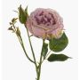 Rosa artificiale CESCA, viola chiaro, 40cm