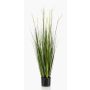 Erba di coda di volpe finta OTIS con pannocchie, verde, 120cm