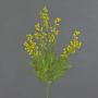 Ramo tessile di mimosa AQUILINA, giallo, 70cm