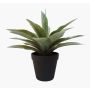 Agave artificiale DESIREE, verde, 20cm, Ø25cm