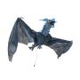 Drago di Halloween MONZA con funzione movimento-suono, LED, 120cm