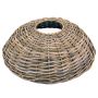 Supporto per albero di Natale a cesto JERICHO in rattan, grigio-marrone, 21cm, Ø87cm