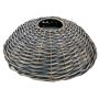 Supporto per albero di Natale a cesto JERICHO in rattan, grigio, 21cm, Ø87cm