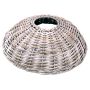 Supporto per albero di Natale a cesto JERICHO in rattan, bianco calcareo, 18cm, Ø62cm