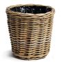 Cestino per vasi da fiori NICOLINA, beige, 24 cm, Ø 26 cm