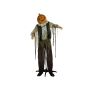 Zucca scheletro zombie di Halloween GRIMALDO, funzione movimento-suono, LED, 170cm, 170cm