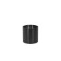 Vaso da esterno ALVARO in acciaio inossidabile con rotelle, antracite, 36,5 cm, Ø 35 cm
