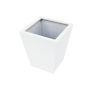 Vaso da fiori ORNELLO, bianco, 50x45x45 cm