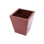 Vaso da fiori ORNELLO, rosso, 50x45x45 cm