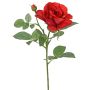 Fiore decorativo rosa WAIOLA, rosso, 65 cm, Ø 11 cm