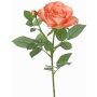 Fiore decorativo rosa WAIOLA, pesca, 65cm, Ø11cm