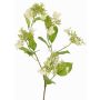 Ramo artificiale di ortensia KATHANI, bianco-verde, 80cm, Ø10-13cm