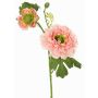 Ranuncolo artificiale SAGARA, rosa-verde, 45cm, Ø5-9cm