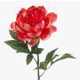 Fiore artificiale peonia TWOLER, corallo, 60 cm, Ø 13 cm