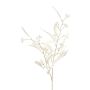 Ramo artificiale di eucalipto ZILFOR con fiori, bianco, 80 cm