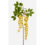 Ramo artificiale di glicine NISSRINE con fiori, giallo, 145cm