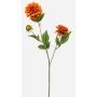 Ramo artificiale di dalia CEVAST, arancione, 70 cm, Ø 7-8 cm