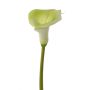 Fiore artificiale di calla MIRAC, verde-bianco, 75cm, 12x15cm